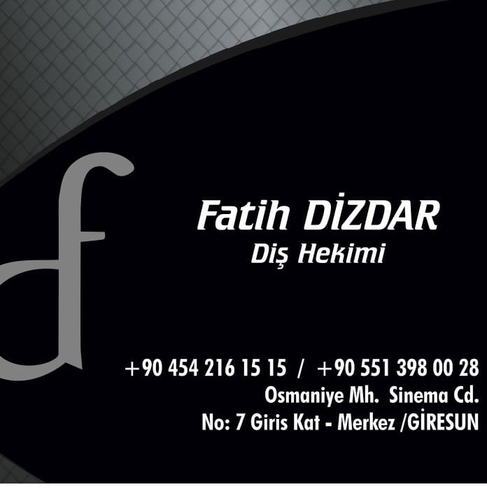 Dt. Fatih Dizdar, GİRESUN, MERKEZ, Diş Hekimi