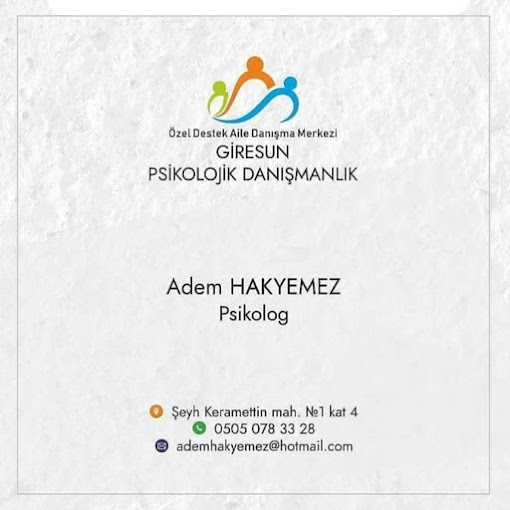 Giresun Psikolojik Danışmanlık, GİRESUN, MERKEZ, Psikolog